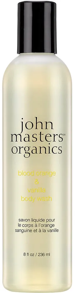 JOHN MASTERS ORGANICS Ekologiškas kūno prausiklis su raudonaisiais apelsinais ir vanile