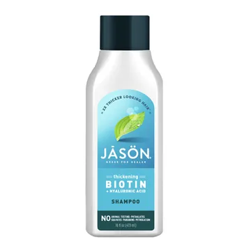 JASON natūralus kondicionierius pažeistiems plaukams su biotinu