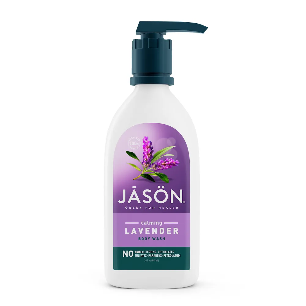 JASON natūralus raminamasis kūno prausiklis su levandų aromatu