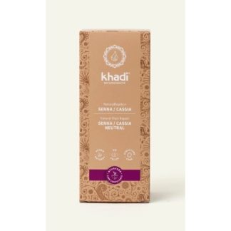 KHADI natūralus augalinis kondicionierius plaukams bespalvis Senna Casia Neutral 100g