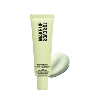 MAKE UP FOR EVER STEP 1 PRIMER REDNESS CORRECTOR raudoną veido odos atspalvį koreguojanti bazė 30ml