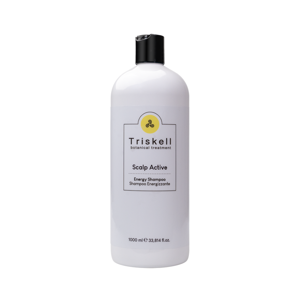 TRISKELL Scalp Active Energy Shampoo energizuojantis šampūnas nuo plaukų slinkimo 1000ml