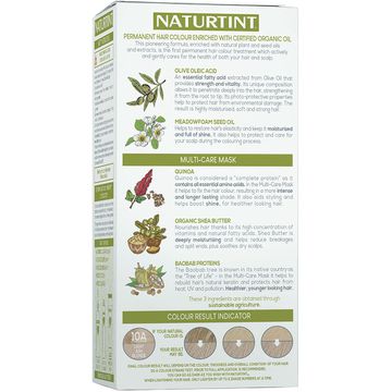 Naturtint Phergal laboratorios ilgalaikiai plaukų dažai be amoniako pelenų blondinė LIGHT ASH BLONDE 10A, 165 ml 2 LIGHT ASH BLONDE 10A