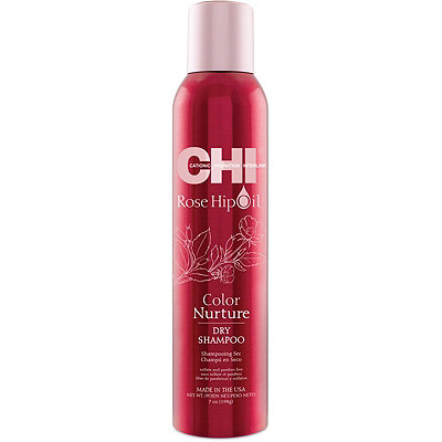 FAROUK CHI Rose Hip Oil sausas šampūnas dažytiems plaukams su erškėtuogių aliejumi