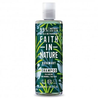 FAITH IN NATURE Natūralus rozmarinų šampūnas normaliems ir riebiems plaukams, 400ml