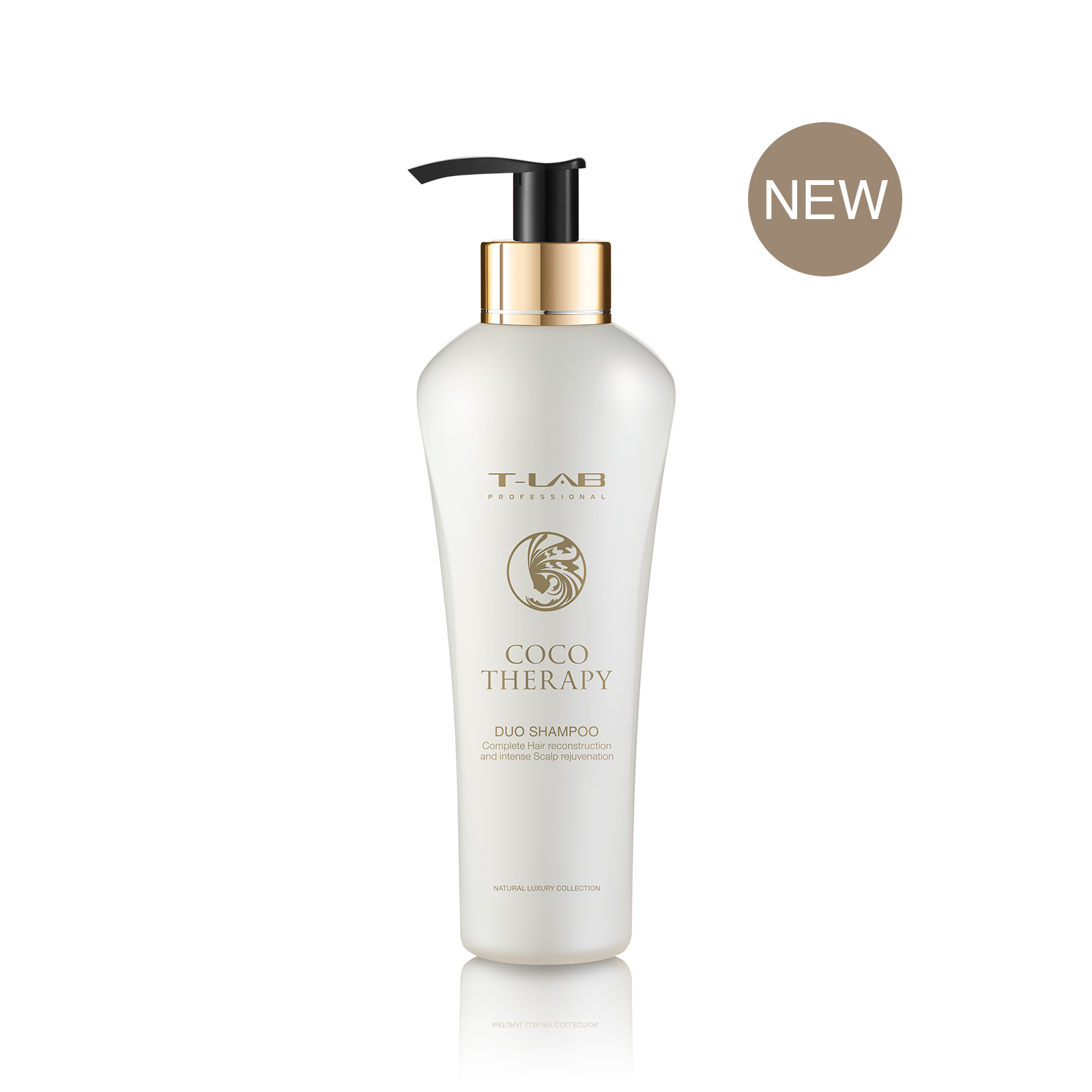 T-LAB Professional Coco Therapy DUO Shampoo – Sausų ir pažeistų plaukų šampūnas 300ml