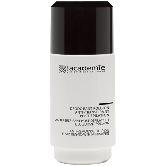 ACADEMIE Antiperspirant Post ACADEMIE -Depilatory Deodorant Roll-On plaukų augimą mažinantis dezodorantas, 50ml
