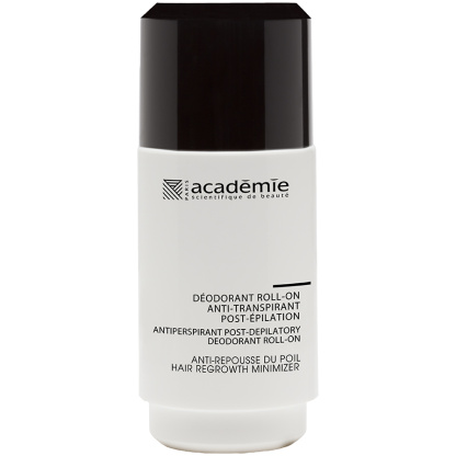 ACADEMIE Antiperspirant Post ACADEMIE -Depilatory Deodorant Roll-On plaukų augimą mažinantis dezodorantas, 50ml