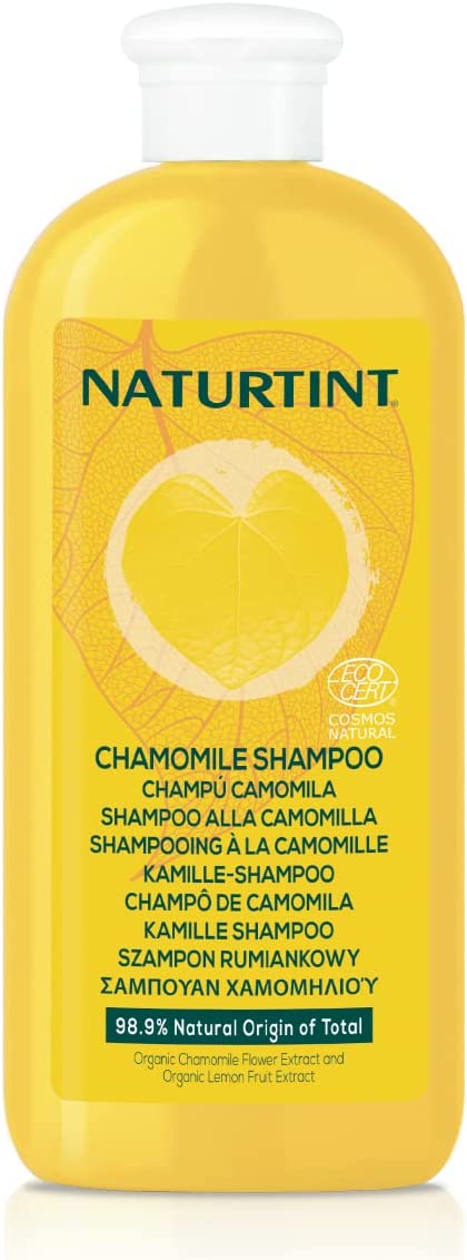 NATURTINT natūralus ramunėlių šampūnas šviesiems plaukams, 330ml