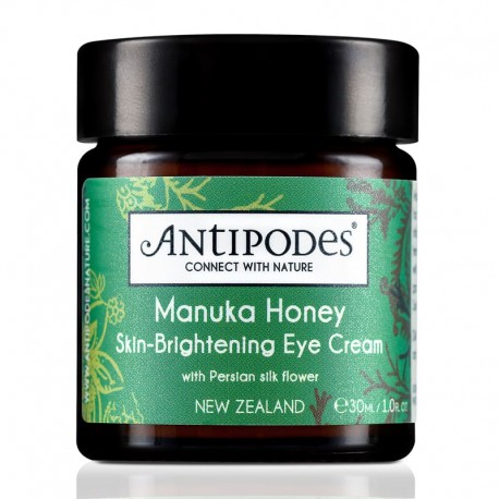 ANTIPODES Manuka Honey Skin Brightening Eye Cream Ekologiškas odą šviesinantis paakių kremas su manuka medumi