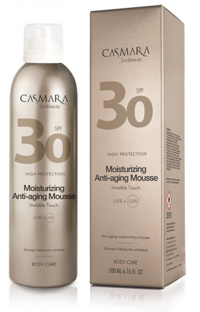 CASMARA Moisturizing Anti aging Mousse drėkinančios putos kūnui su SPF30