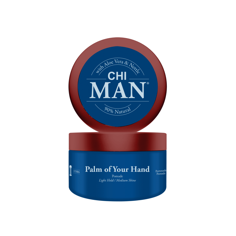 FAROUK CHI MAN pomada vyrams plaukams „Palm of Your Hand“, lengvos fiksacijos / vidutinio blizgesio, 85g