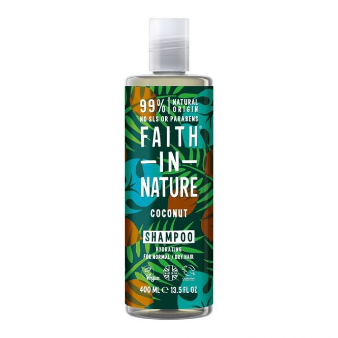 FAITH IN NATURE COCONUT Kokosų kvapo šampūnas, normaliems ir sausiems plaukams, 400 ml