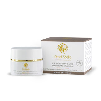 Oro di Spello Nourishing Face Cream Rebalancing and Protective Ekologiškas maitinamasis apsauginis veido kremas, su alyvuogių aliejumi, 50ml
