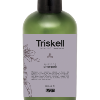 TRISKELL botanical treatment Garbanotiems plaukams šampūnas, 300ml