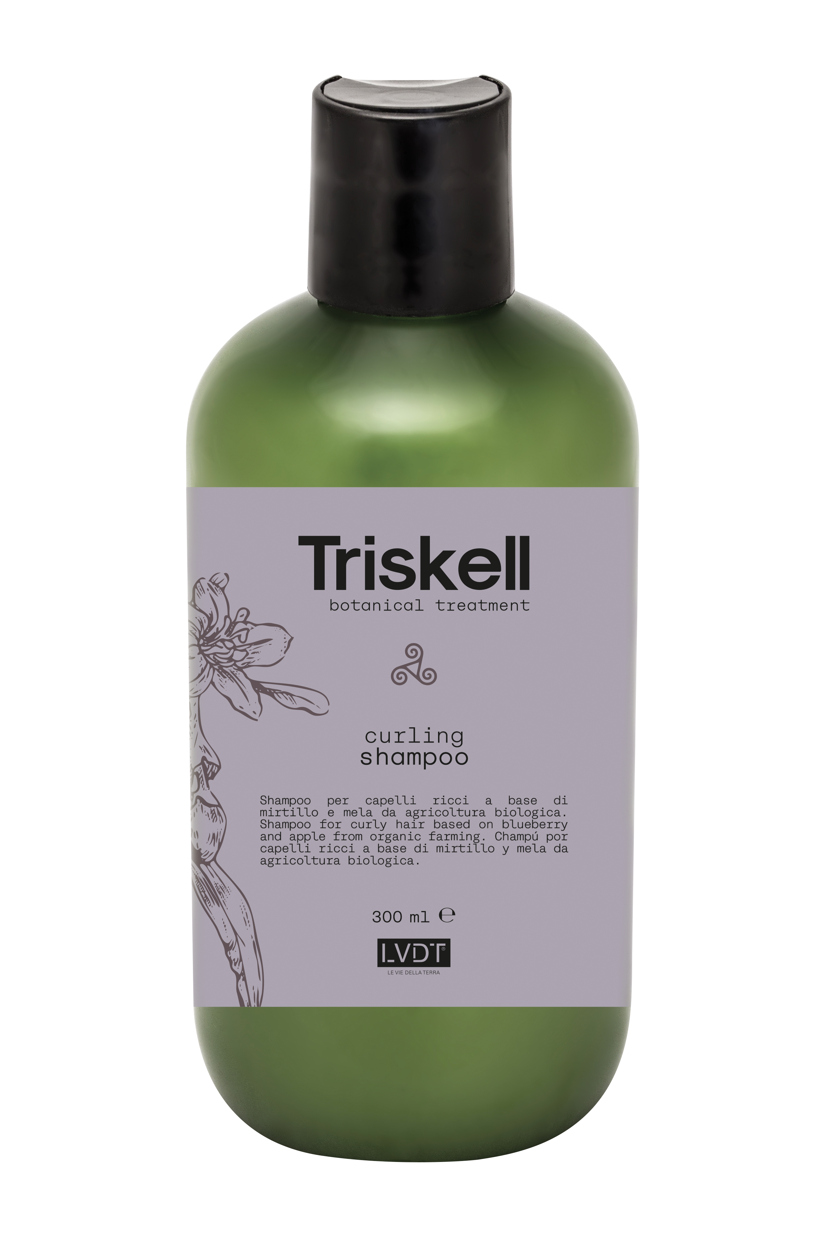 TRISKELL botanical treatment garbanotiems plaukams šampūnas