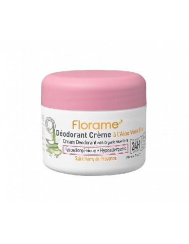 FLORAME ekologiškas Hipoalergiškas kreminis dezodorantas, 50 ml
