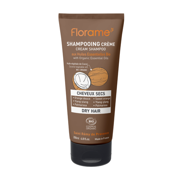 FLORAME Shampoo for dry hair ekologiškas šampūnas sausiems plaukams