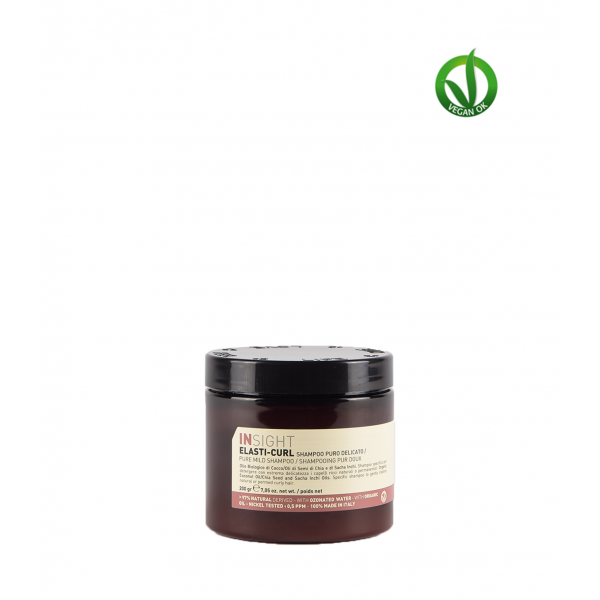 INSIGHT PROFESSIONAL ELASTI - CURL Natūralus šampūnas garbanotiems plaukams, 200g