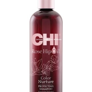 FAROUK CHI ROSE HIP Atkuriamasis Šampūnas dažytiems plaukams su erškėtuogių aliejumi, 340ml