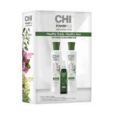 FAROUK CHI PowerPlius Rinkinys nuo plaukų slinkimo (šampūnas, kondicionierius, galvos odos purškiklis su vitaminais)