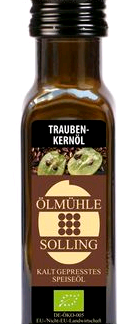 Ölmühle Solling Ekologiškas vynuogių kauliukų aliejus odai, mitybai, 100ml