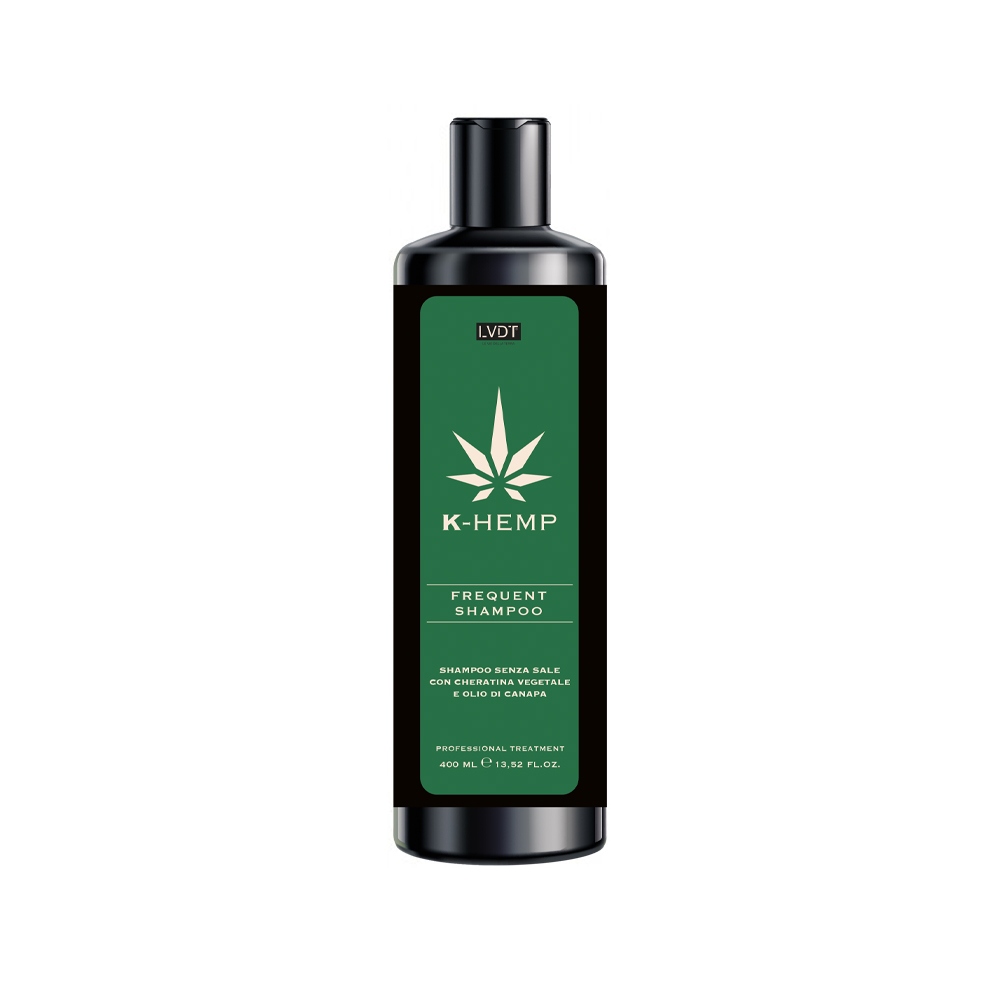 TRISKELL Frequent shampoo Šampūnas su augalinės kilmės keratinu ir indiškų kanapių aliejumi, 250ml