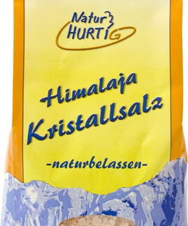Natūrali Himalajų druska voniai Natur Hurtig, vidutinio stambumo, 1kg