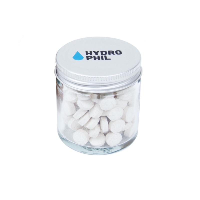 Hydrophil ekologiškos dantų valymo tabletės su šalaviju ir fluoridu,130vnt.