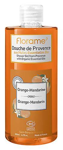 FLORAME ekologiška Dušo želė "Mandarinas - apelsinas", 500 ml