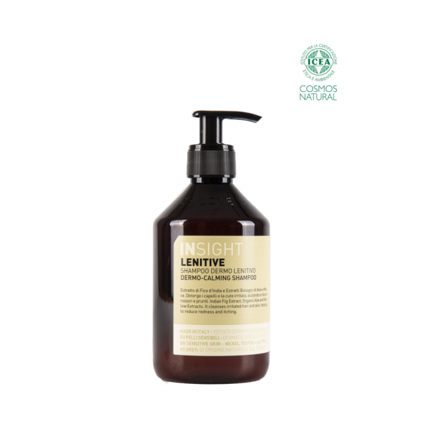 INSIGHT PROFESSIONAL LENITIVE DERMO-CALMING natūralus šampūnas raminantis galvos odą, 400ml