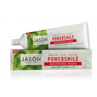 Jason Natūrali dantų pasta „Power Smile“ be fluoro, 170g