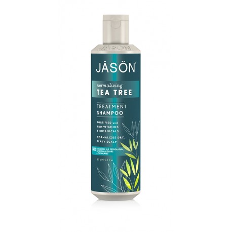 JASON natūralus šampūnas sausai jautriai galvos odai su arbatmedžiu