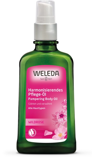 WELEDA Wild Rose Body Oil natūralus kūno aliejus su laukinėmis rožėmis