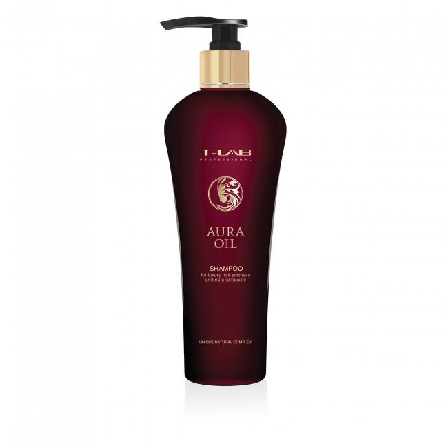 T LAB PROFESSIONAL AURA OIL SHAMPOO Ekologiškas šampūnas prabangiam plaukų švelnumui ir natūraliam grožiui 750ml