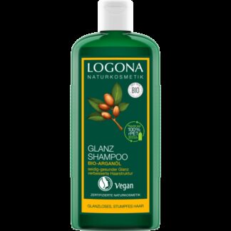 Logona Blizgesio suteikiantis atstatomasis šampūnas su arganų aliejumi 250 ml