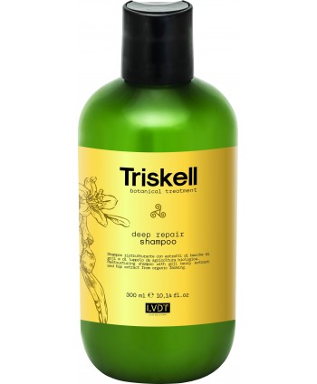TRISKELL botanical treatment Giliai atkuriantis šampūnas su hialurono rūgštimi, 300ml