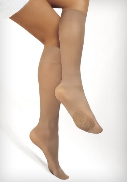 SOLIDEA Miss Relax 100 sheer kompresinės kojinaitės iki kelių, 3 spalvos, 3 dydžiai