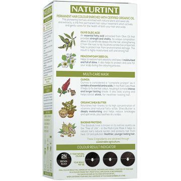 Naturtint Phergal laboratorios Ilgalaikiai plaukų dažai be amoniako BROWN BLACK 2N, 165ml 2 Naturtint Phergal laboratorios Ilgalaikiai plaukų dažai be amoniako, BROWN-BLACK 2N, 165ml
