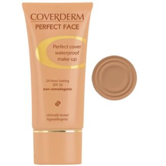 COVERDERM Perfect Face - hipoalerginė makiažo priemonė veidui, 10 atspalvių pasirinkimui, 30ml