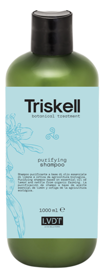 TRISKELL botanical treatment Valomasis šampūnas nuo pleiskanų, 1000ml