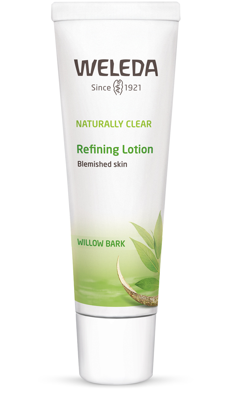WELEDA Naturally Clear Refining Lotion natūrali emulsija spuoguotos odos priežiūrai, 30ml