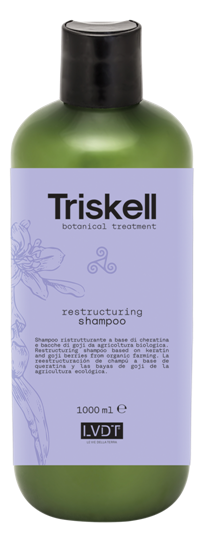 TRISKELL botanical treatment Atkūriamasis šampūnas sausiems plaukams, 1000ml
