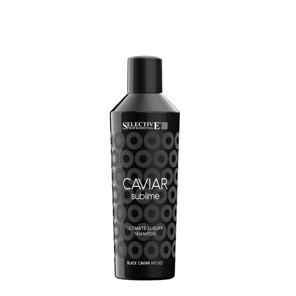 SELECTIVE PROFESSIONAL  CAVIAR SUBLIME ULTIMATE LUXURY SHAMPOO Šampūnas su juodaisiais ikrais, sausiems ar normliems plaukams, 250ml