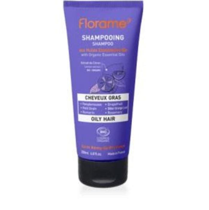 FLORAME ekologiškas šampūnas riebiems plaukams, 200 ml