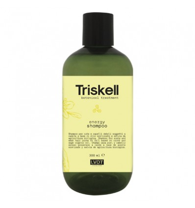 TRISKELL botanical treatment Energizuojantis šampūnas nuo plaukų slinkimo, 300 ml