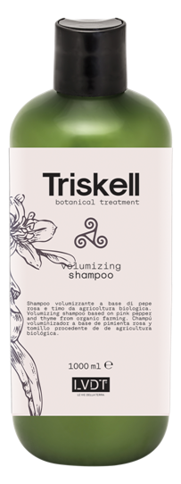 TRISKELL botanical treatment Apimties suteikiantis šampūnas, 1000ml