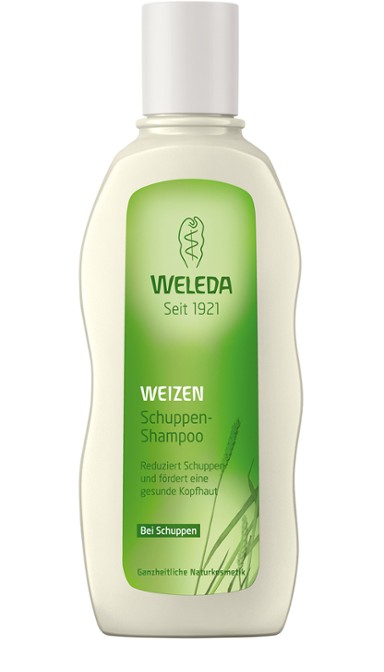 WELEDA Wheat Balancing Shampoo natūralus atkuriamasis šampūnas nuo pleiskanų su kviečiais, 190ml