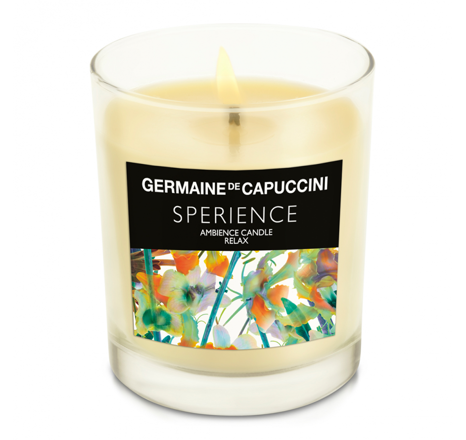 GERMAINE DE CAPUCCINI SPERIENCE RELAX Aromaterapinė atpalaiduojanti žvakė