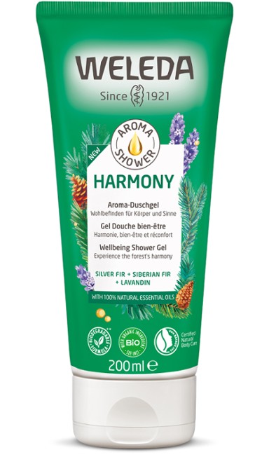 WELEDA Aroma Shower Harmony natūralus dušo gelis